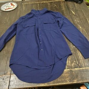 Blue long sleeve shirt
